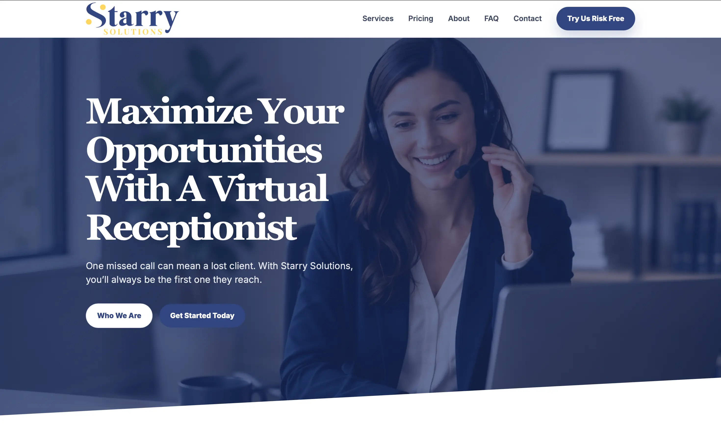 Starry Solutions website screenshot